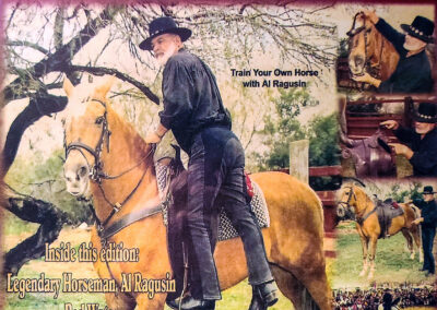 Texas Horse News Cover from August 2006 featuring Al Ragusin